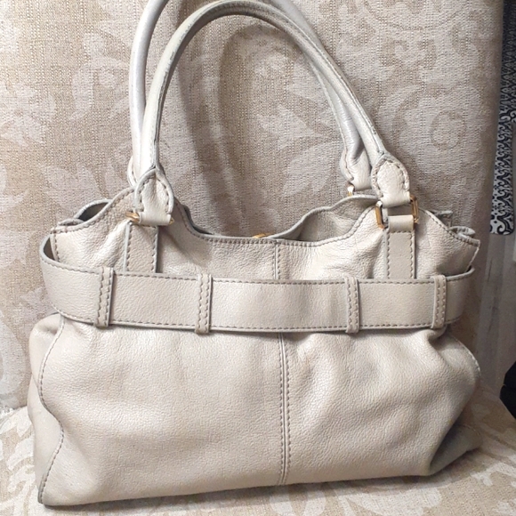 BURBERRY VINTAGE COA  SAFFIANO LEATHER  SATCHEL - Picture 4 of 12